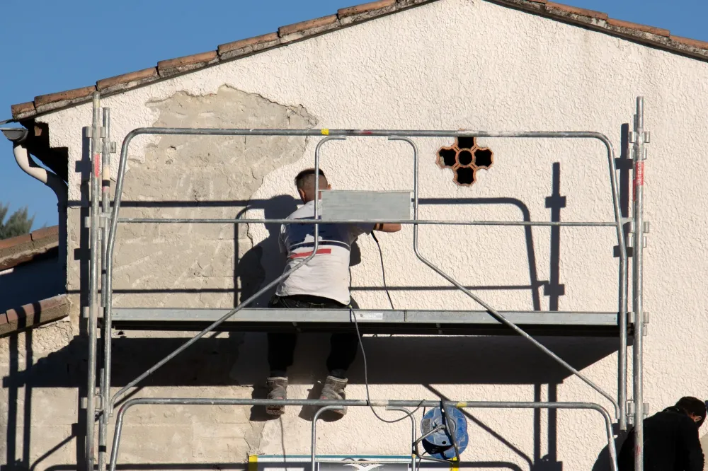Ravalement de façade près de Montreuil-Bonnin